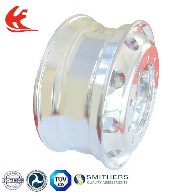 22.5 Alcoa Alloy Aluminum Truck Wheels Rims 17.5 For 8r17.5 12r22.5 Tires