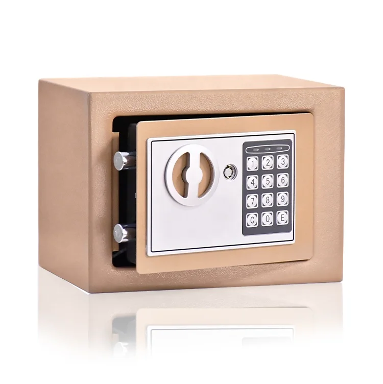 
New Model Kids Deposit Digital Time Hotel Steel Electronic Money HiddenJewelry Mini Wall Safe 
