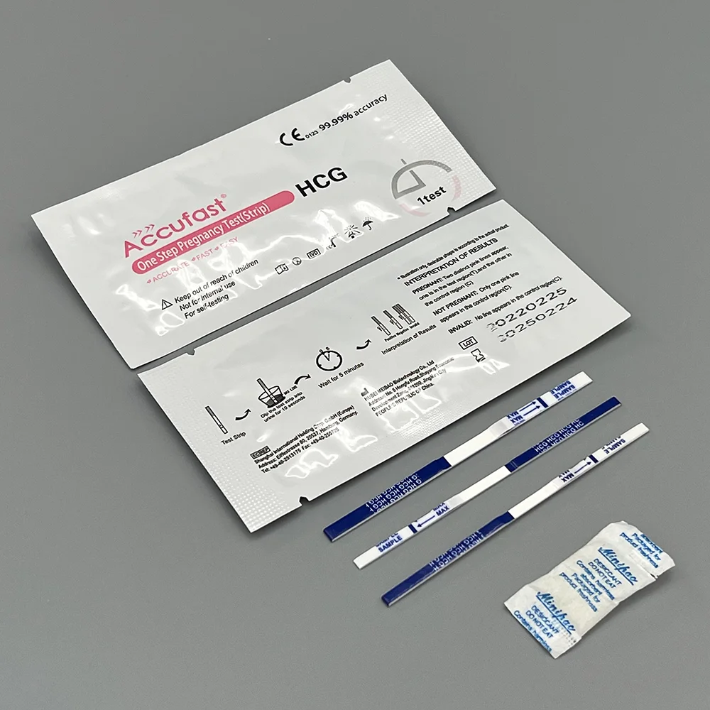 Early One Step HCG Pregnancy Test Kits Strip For Women Fertility Home Use Test Kits