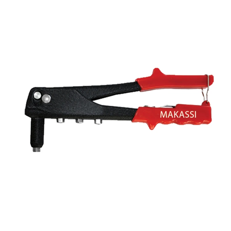 MAKASSI Hand riveter Chrome moly jaws Steel construction  Spring loaded handle
