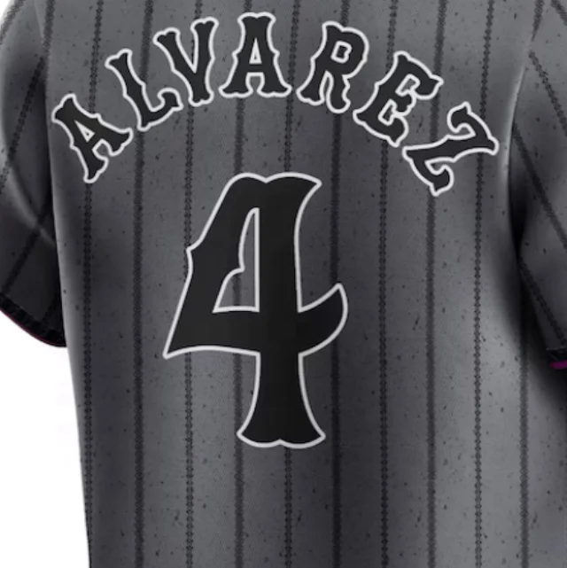 Ready to Ship New York Francisco Alvarez Graphite 2024 City Connect Limited Best Quality Stitched Jersey