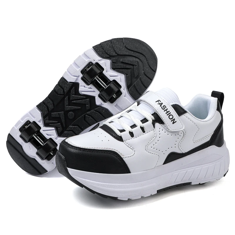 New Cool style Professional Children In Stock Factory Sports Sneakers Kids Rollerskate Shoes Causal Walking Wearable Boys SHOES