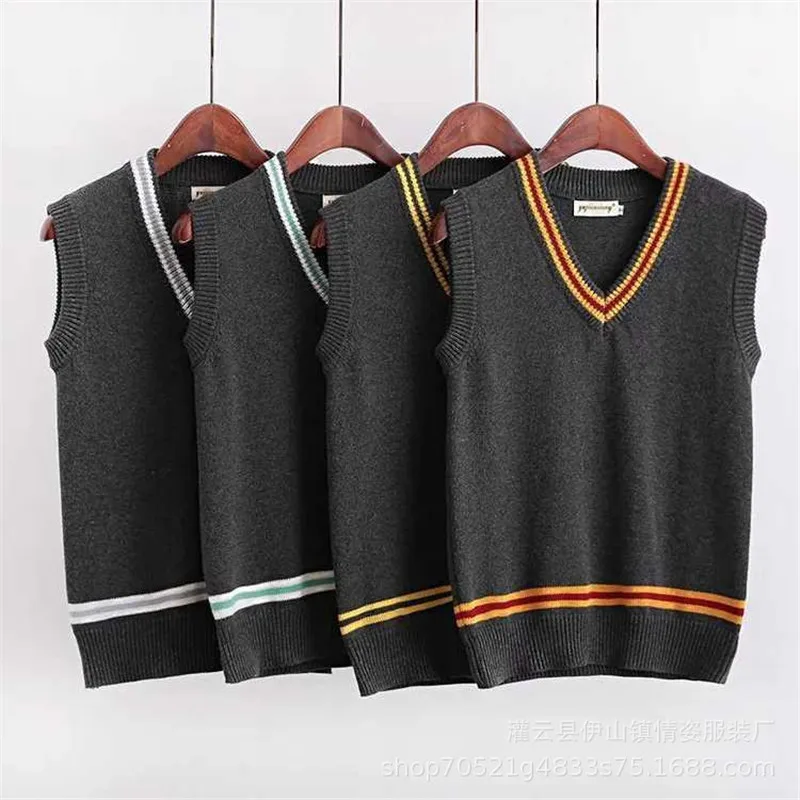 Wholesale Harry Cosplay Potter House Magic Vest Adult Children Vests Sleeveless Sweater