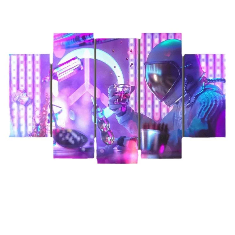 Wholesale Anime Trendy Aluminum Decorative Painting Girl Creative Poster Canvas Painting