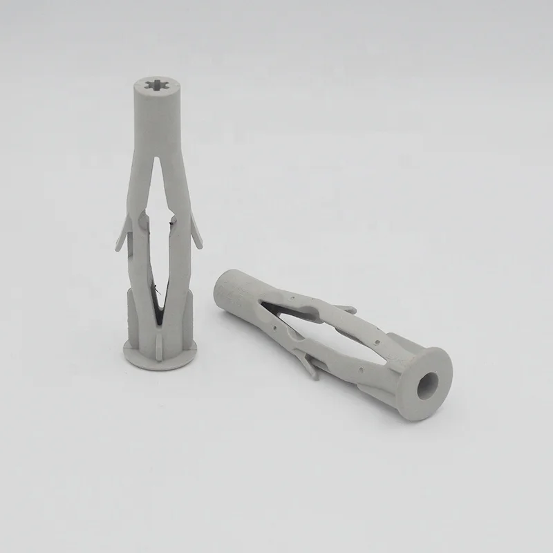 China manufacture expansion conical anchor with screw PP Conical Anchor plastic wall plug