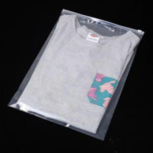 Customized printed logo matte frosted ziplock bags pvc pe zipper lock plastic zip bag for clothes