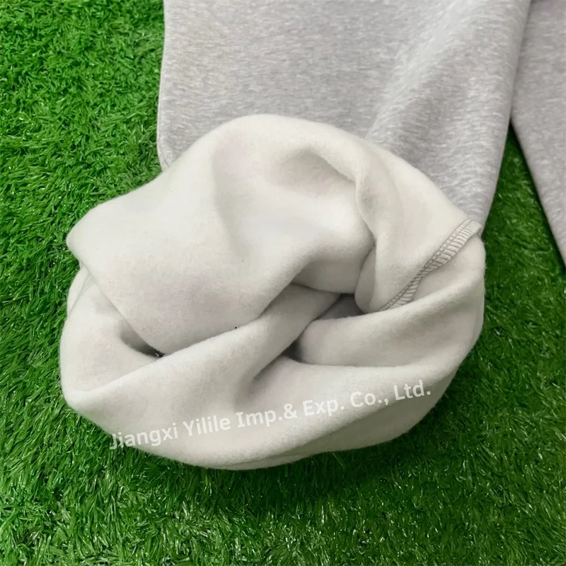 PT924 custom 3D logo oversized fleece cotton flare pants for men ladies straight wide leg baggy sweatpants stacked sweat pants