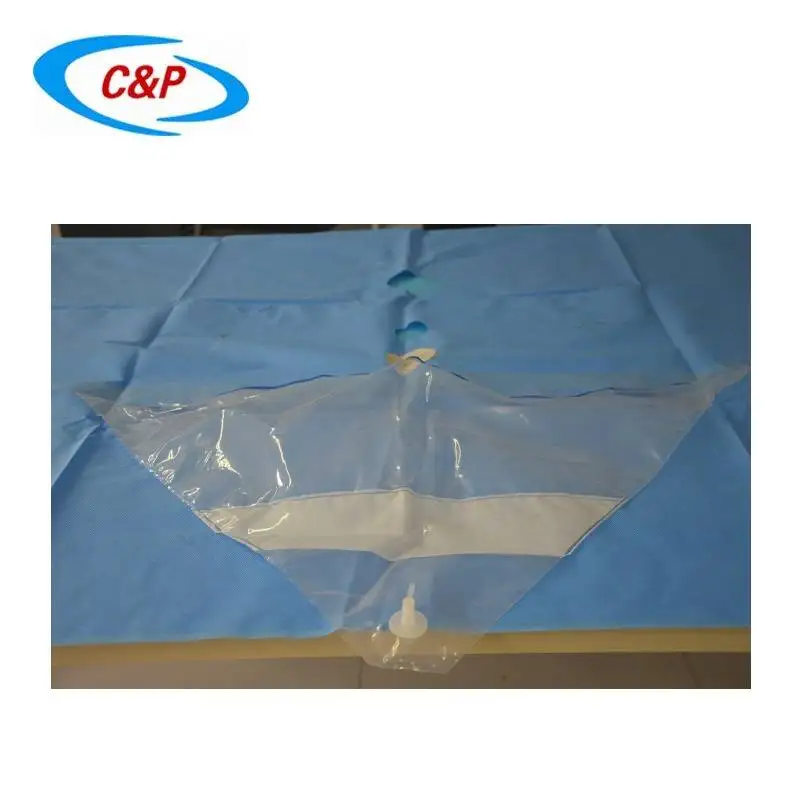 Medical Consumables Disposable Screen Urology Drape With Fluid Collection Pouch Manufacturer in China