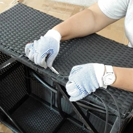 LTR Factory Set-Up Outdoor Rattan Furniture Production Training With Materials And Machines