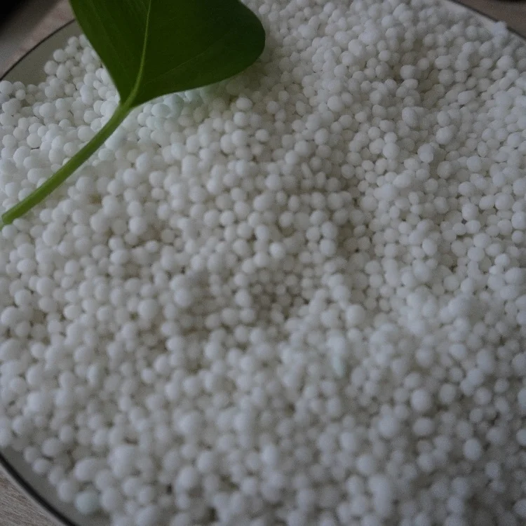 Organic Nitrogen 46N Sulfur Coated Granules 25kg Bag Slow Release Urea N46 Enhances Rice Fertility Crystal Prilled Powder