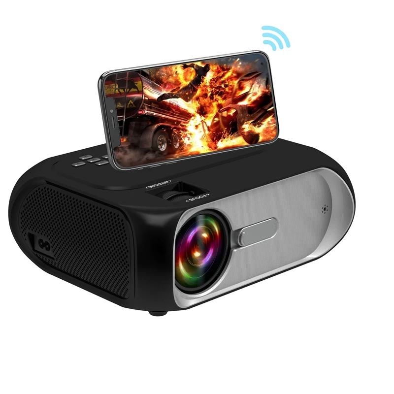 2022 New Arrival T7 Proyector High Brightness 5000 Lumens 1080P 4K TFT LCD Multimedia Home Theater Mini Projectors