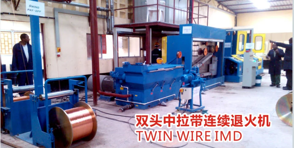 Intermediate Drawing Machine for copper and aluminum wire