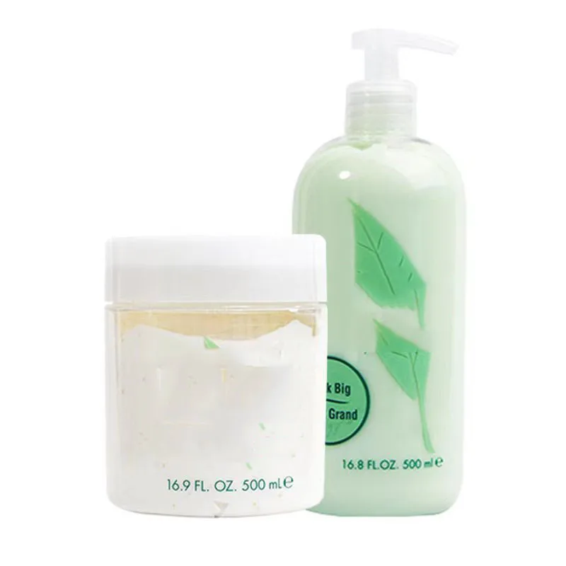 500mL Refreshing Body Moisturizer for Dry Green Tea Body Lotion Skincare Body cream