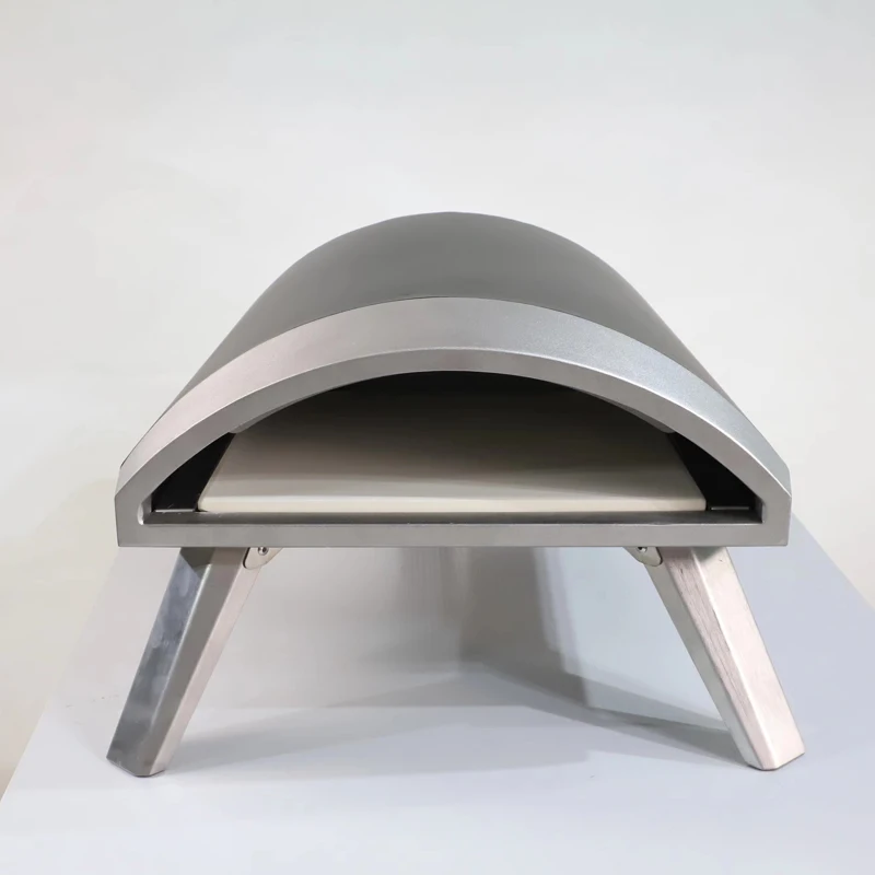 Portable commercial out door backyard mobile 12 inch gas pizza oven for sale