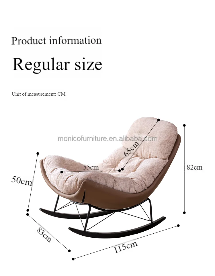 Monico Luxury Single Chair Bed for Home Leisure Modern Fabric Living Room Furniture for Hotels