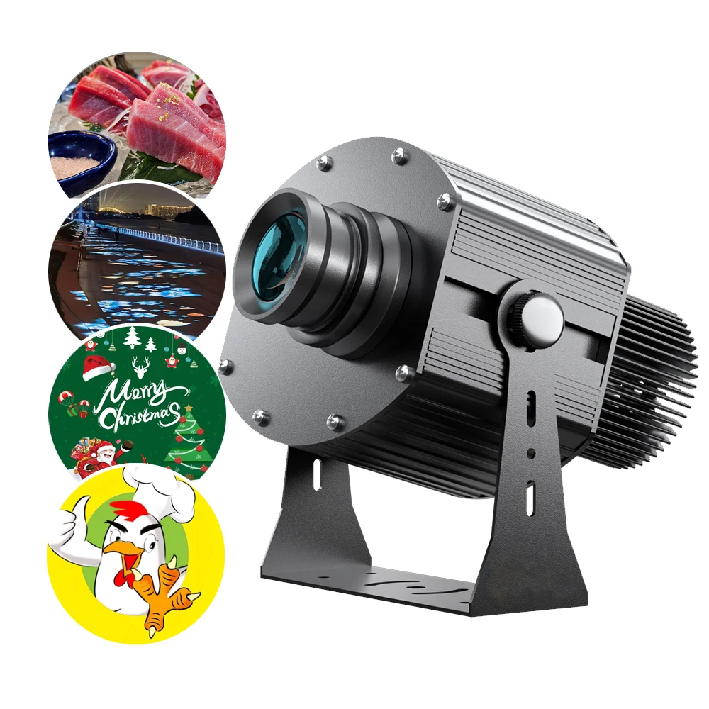 4LOGO hot sale high power ip67 wedding lights outdoor waterproof color changing lights logo gobo projector advertising lights