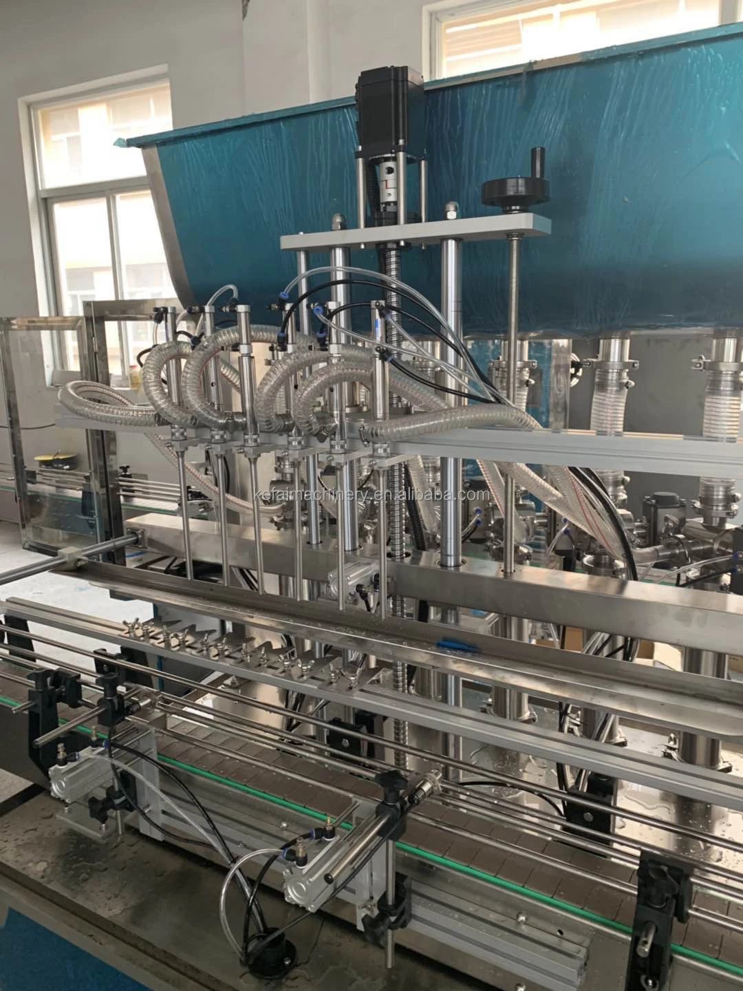 KEFAI Full Automatic Ketchup Tomato Sauce Jar Bottle Filling Whole Line Sauce Filling Capping Labeling Wrapping Machine