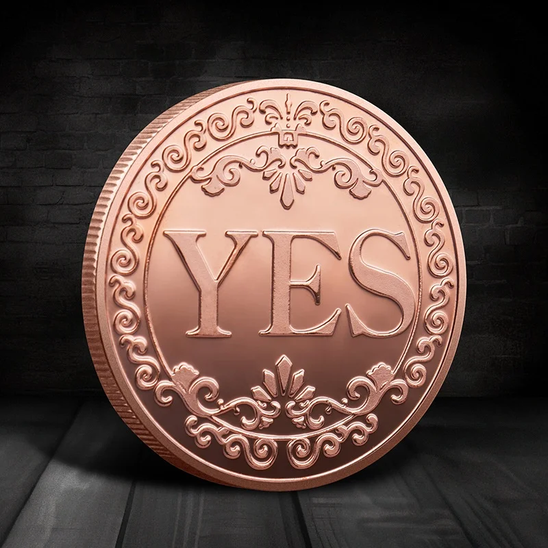 Personalized 1oz 999 Fine Copper Coin New Folk Art Style Souvenir Metal Coin for Company Promotional Gift