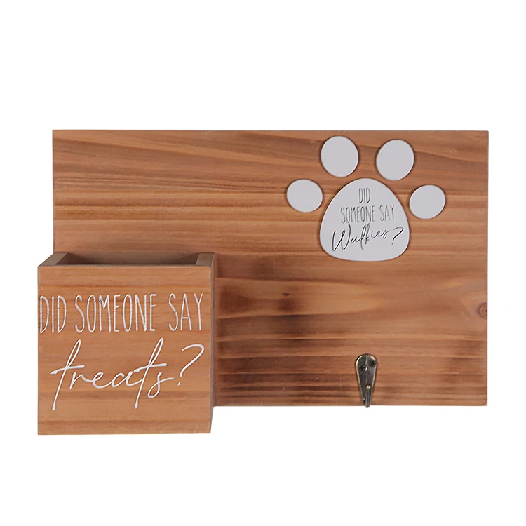 Wooden Artworks Decorative  wall-mounted storage rack wall hook key rack design Hat Rack