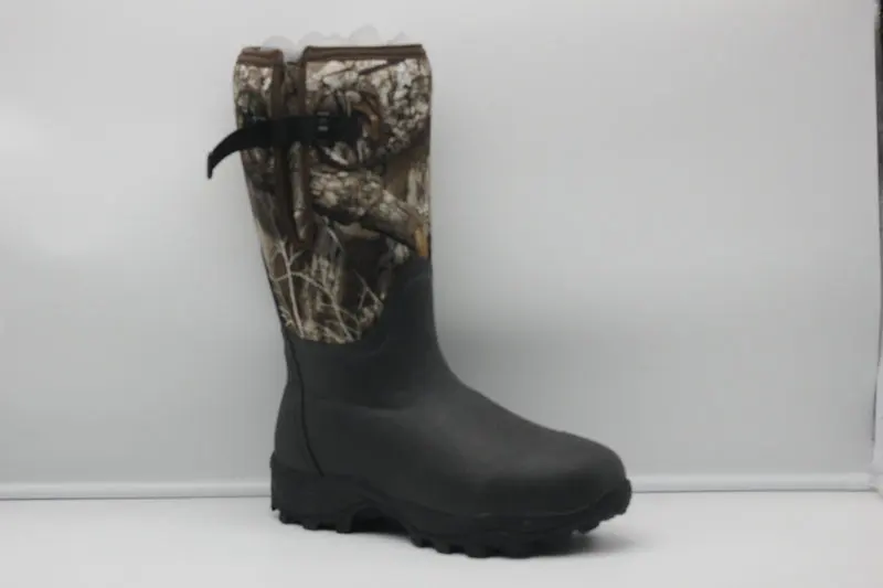 WATERPROOF CAMOUFLAGE SNOW SHOES MEN NEOPRENE RUBBER HIGH QUALITY  HUNTING BOOTS HIKING OUTDOOR SHOES