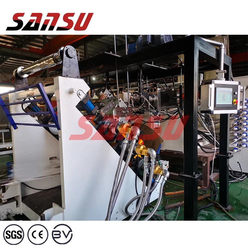 plastic used PET sheet manufacturing extrusion production making machine line