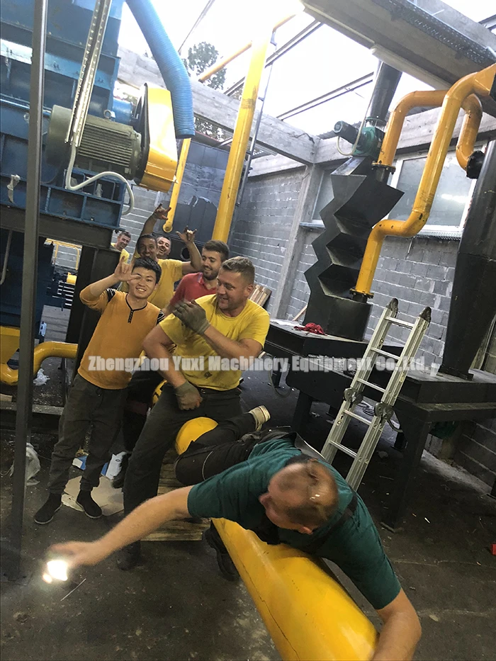 Fully Automatic  Car Tire Recycling Machine Production Line Rubber Powder Asphalt Waste Tires Recycling Machine Plant