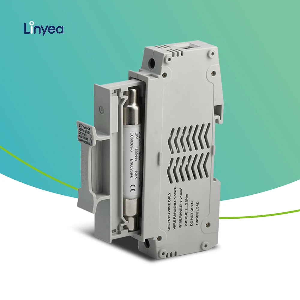 Погодозащищенный держатель предохранителя постоянного тока 1500 в 45 а с предохранителем 1p ip67 для наружного