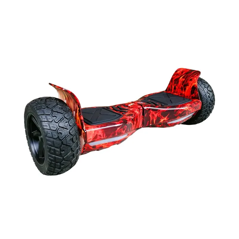 Customized 8.5 inch all terrain off road LED Lights self balancing electric scooter low price with smart APP Unique hoverboard