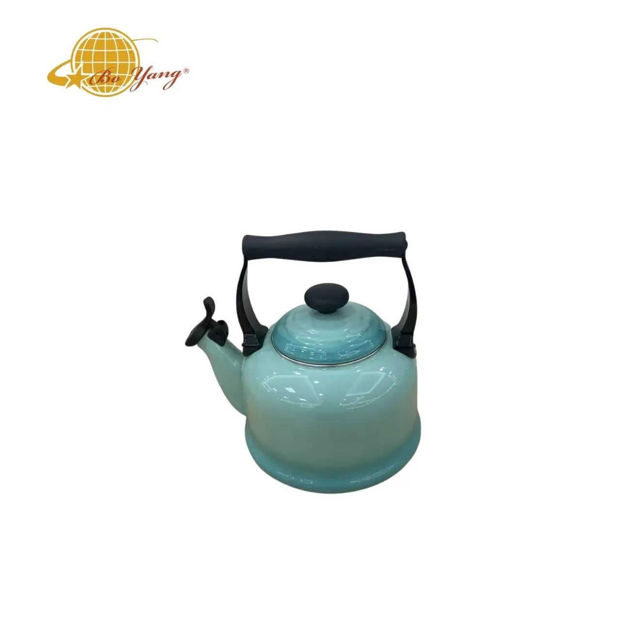 Новое поступление эмалированный чайник со свистком из нержавеющей стали