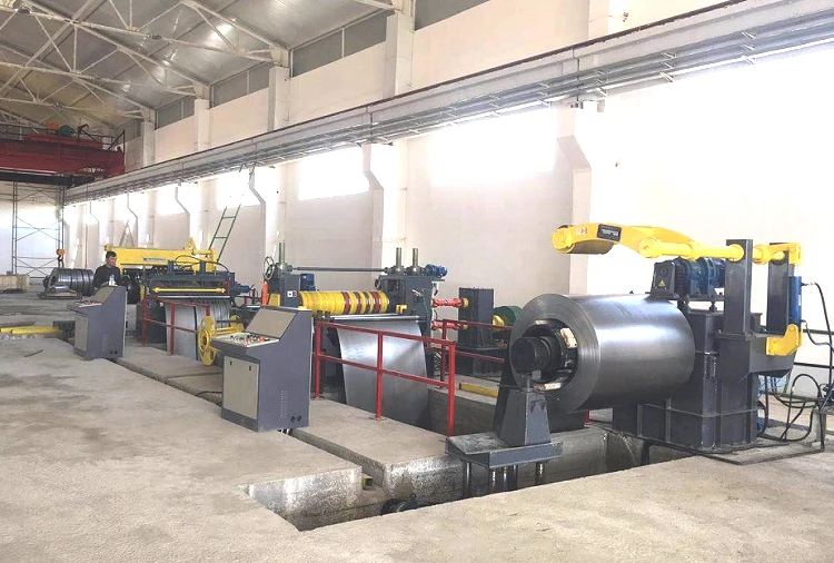 
High precision steel coil slitting line 