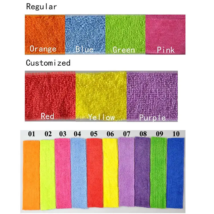 Good Price  80%polyester 20%polyamide Microfiber Magic Strip  Fancy Yarn Microfiber Cloth Roll For Mop