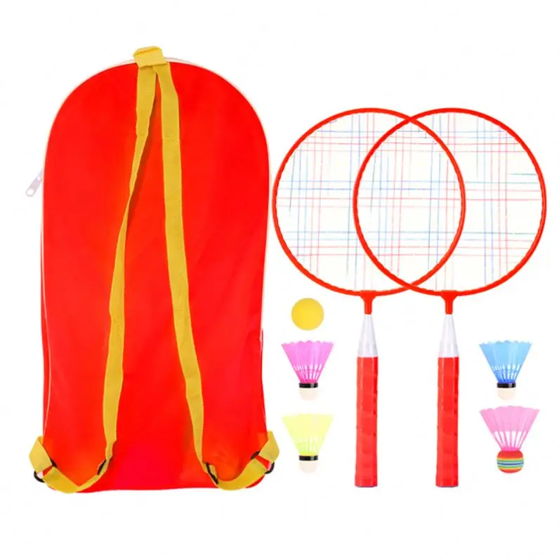 2021 1 Pair Children Tennis Badminton Rackets Ball Set Sports Family Game Toy Kids Badminton Rackets