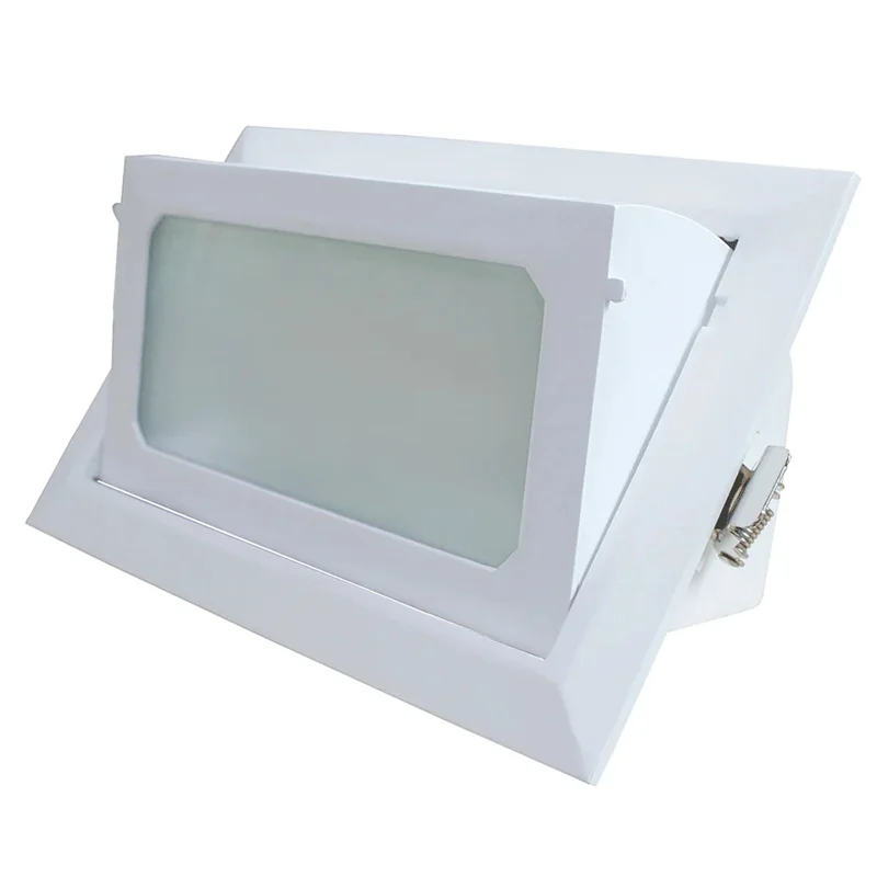 hotel,shop,commerical grille recessed led downlight rectangular projector adjustable shop lighter