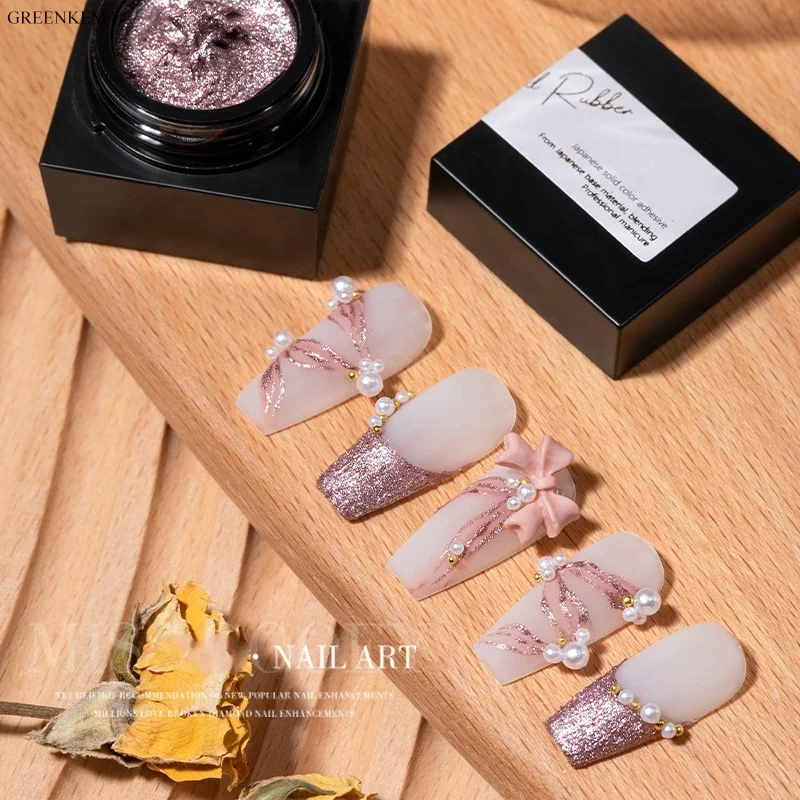Nail Art Emboss Sculpture Carving Gel Private Label 4 Colors Gypsum Color Paint UV Nail Gel Metallic Painting Gel Polish