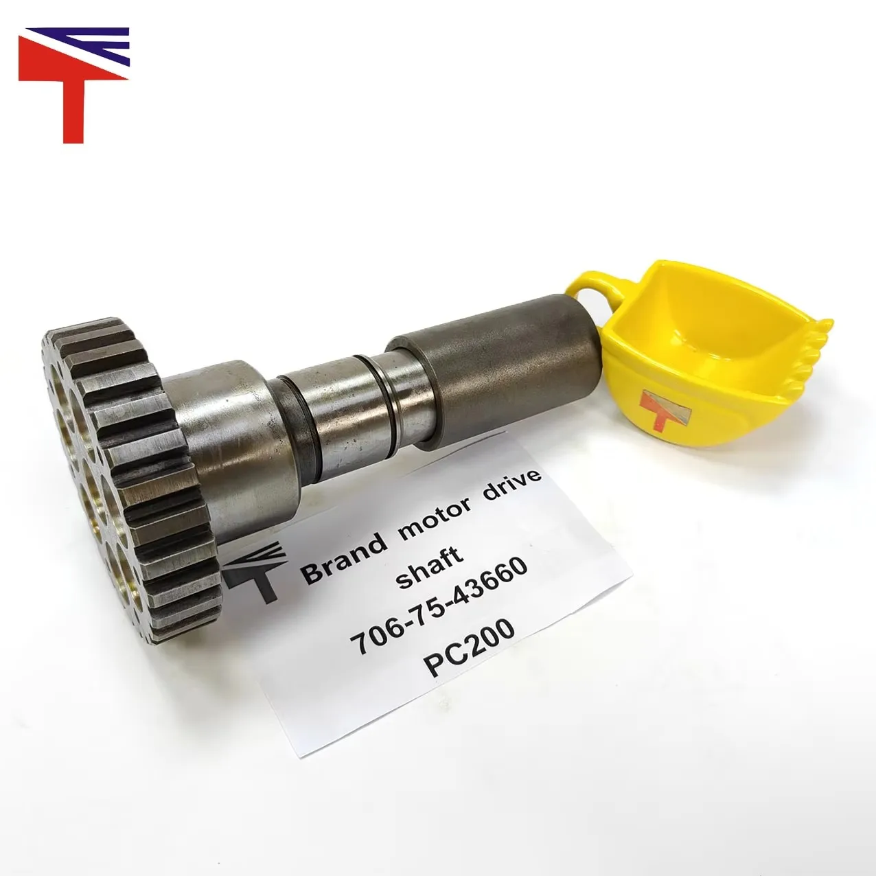 Машинный вал 706-75-43660 приводной двигателя для экскаваторов PC200-6 PC220-6 PC250 PC600 запчасти