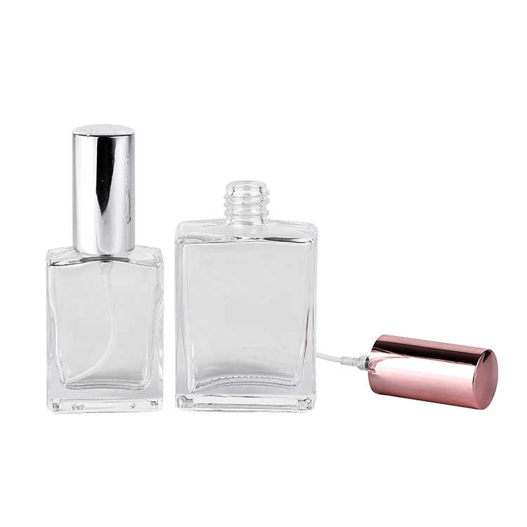 Прозрачный стеклянный флакон-распылитель для духов, 30/50/100 мл
