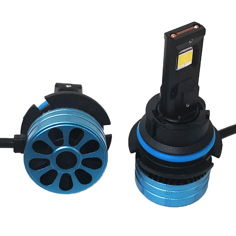 High Quality 9007 Canbus LED Headlights H7 Light Bulbs with EMC H1 100Watts 12000Lumens Car Headlamps for Toyota Honda