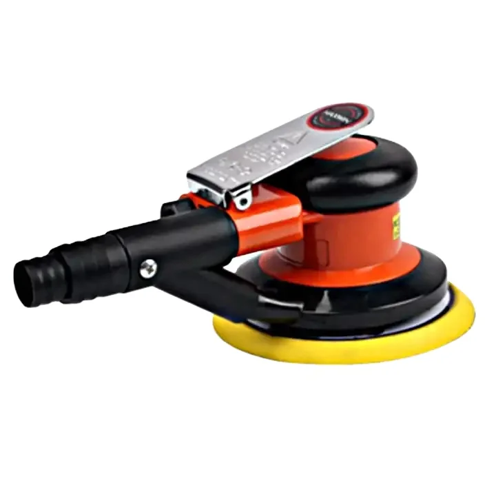 5227 H0T-SH 5 Inch Vacuum Random Orbital Air Sander Self- Vacuum Sandpaper Machine Pneumatic Polisher Glaze Waxer Air Grinder