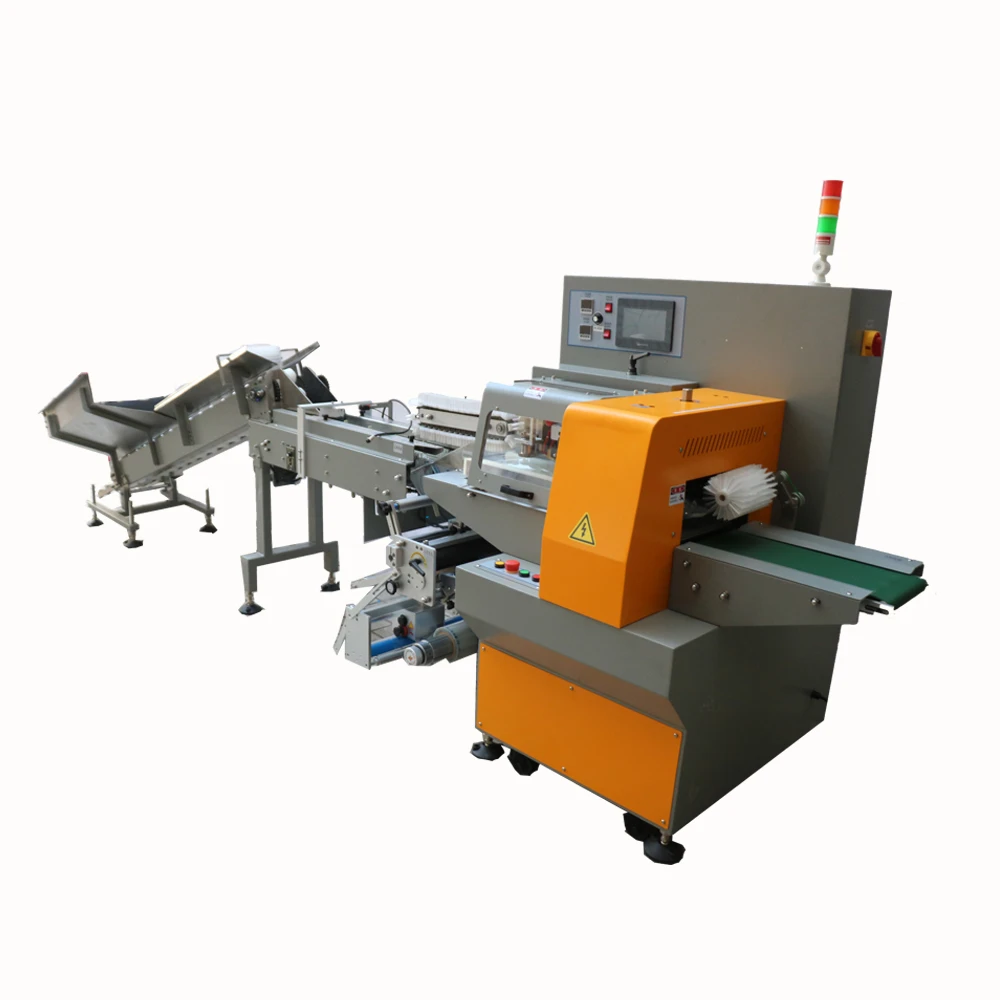 Automatic Hotel towel lundry pillow soap case double wrapper bag for powdered bar soap packing agarbatti pouch packaging machine