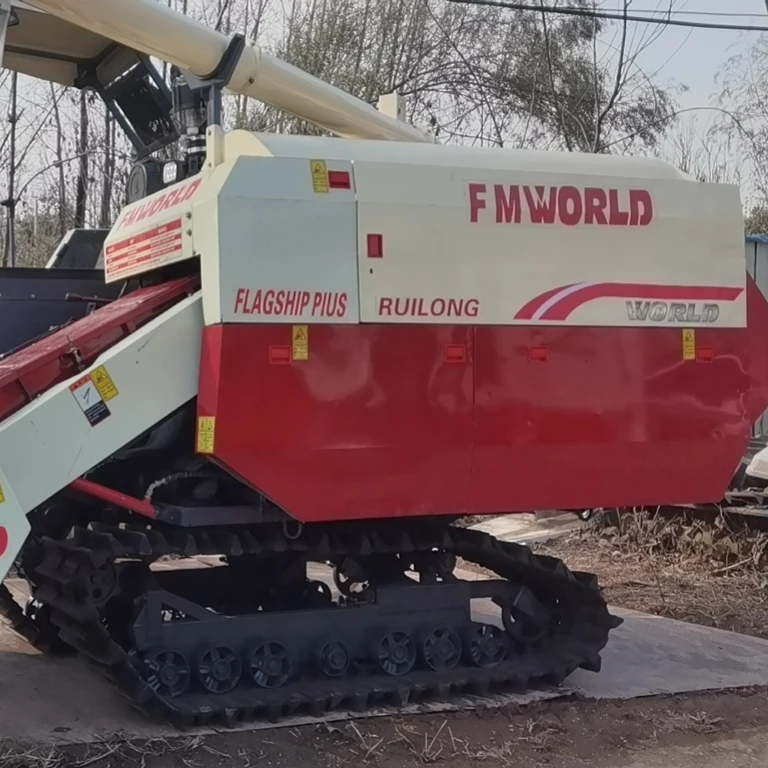 Super high chassis WORLD Model 4LZ-7.0H Combine Harvester Price