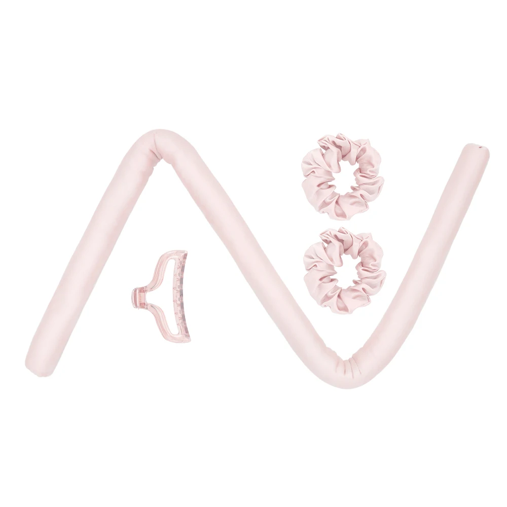 
women curler hair curls heatless curling rod tools headband heatless hair curl silk 