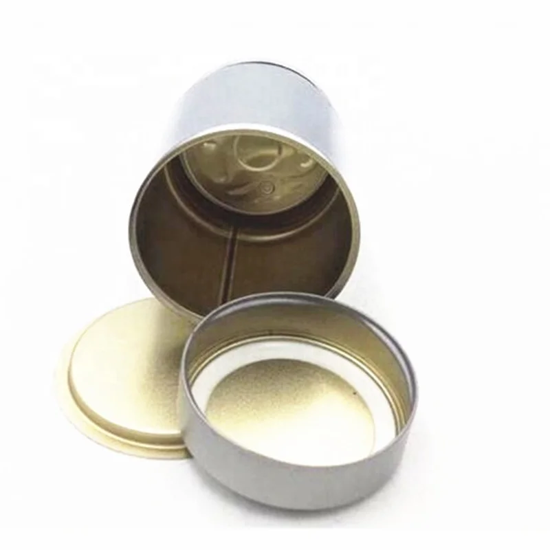 
Factory produce high quality custom container metal box 30g matcha tea tin can tin packaging with easy open top 