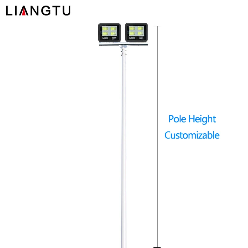 Factory Customized Hot Roll Steel Q235 160 Galvanized light pole Solar street lights Street Outdoor LED lights