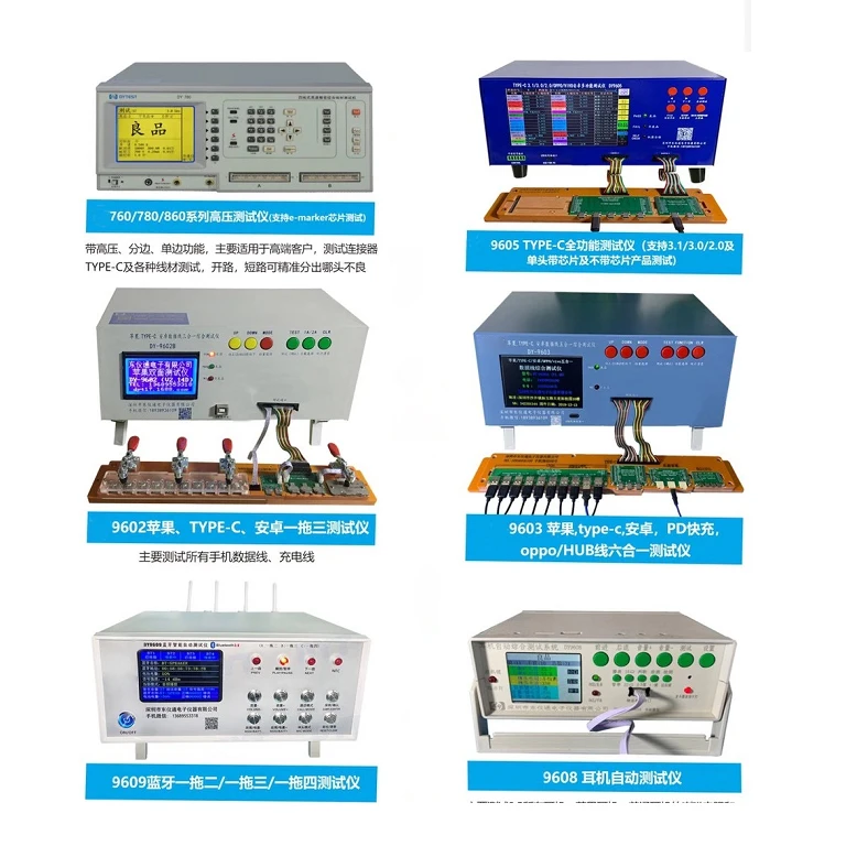 Тестер для 5100 кабелей тестер тестирования кабеля данных USB типа C Micro RJ45 аудио DC