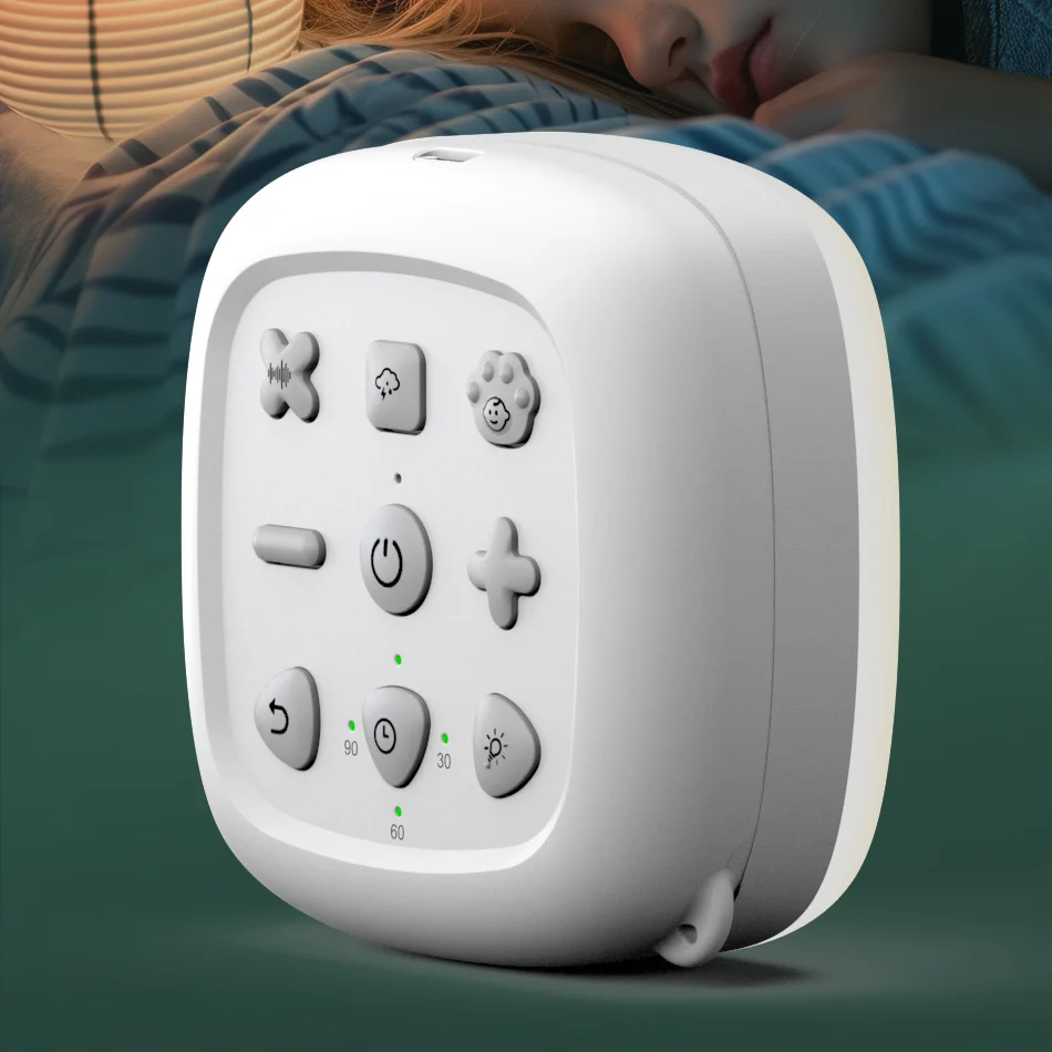 Musical Baby Plush Yoga Better Sleep White Noise Machine Lamp Nightlight Usb Mini Bluetooth Speaker Portable White Noise