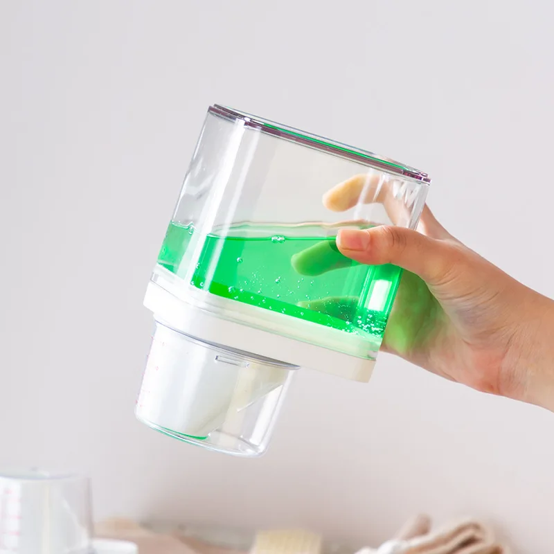 Food grain storage box household plastic bucket with lid special container sealed with measuring cup can hold liquid