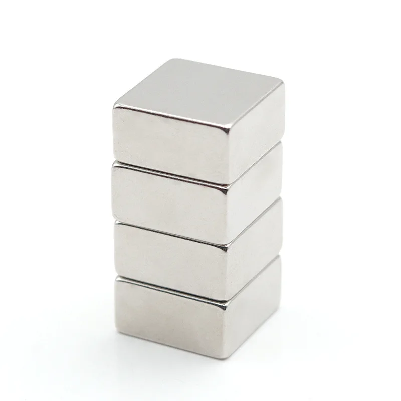 Customized N38 N42 Neodymium Magnet N52 Block Neodymium Magnets Rectangular Magnets For Motor Loudspeaker