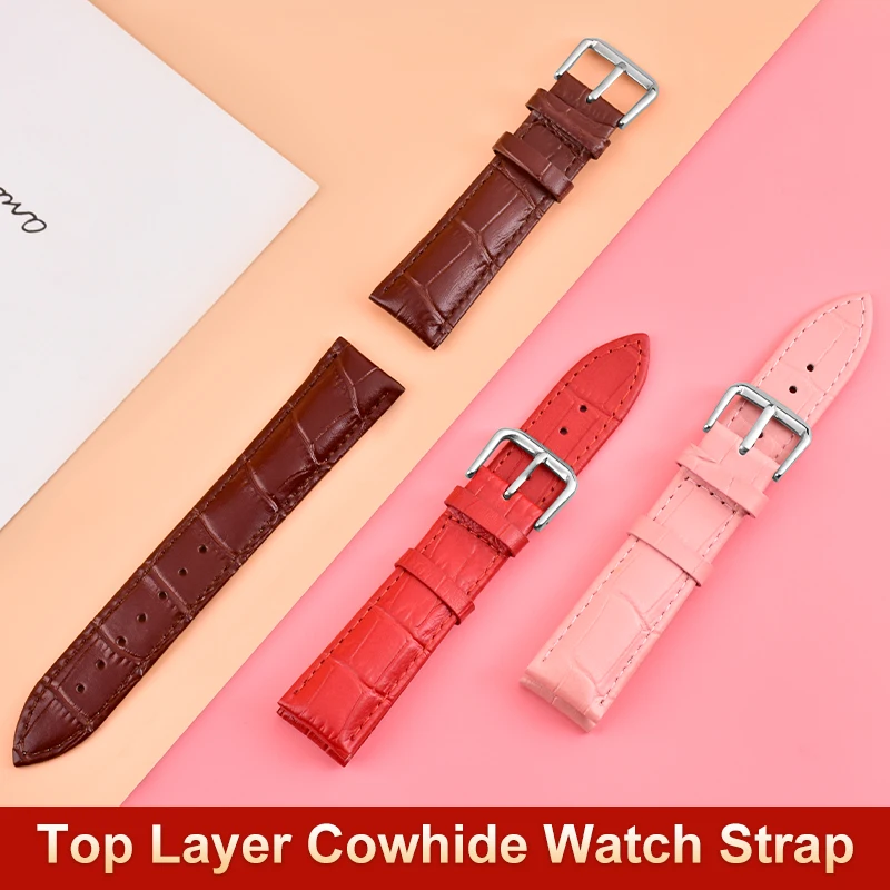 genuine leather Straps for OMEGA X Swatch moon Watch Band for samsung galaxy watch 6 7 HUAWEI WATCH 4 Pro fit 3 strap