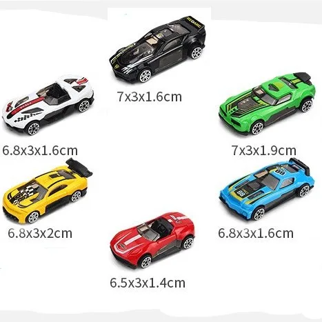 Unisex Kids Toy Car Set Diecast Alloy Pull-Back Mini Race Car Plastic Model for Boys/Girls Great for Playing and Gifts