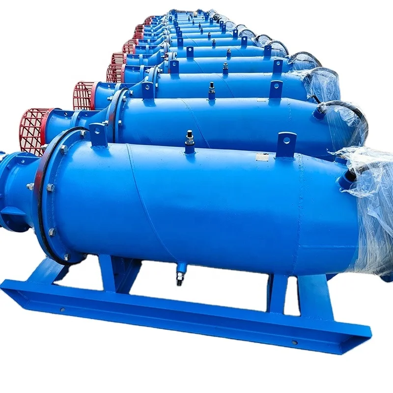 Customized large submersible axial flow pump automatic large flow flood control pump sled mixed flow pump